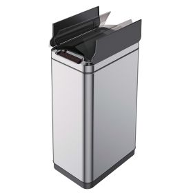 Stainless Steel 13 Gallon Touchless Motion Sensor Kitchen Trash Can