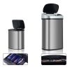 Modern No-Touch Motion Activated Kitchen Trash Can - Set of 2