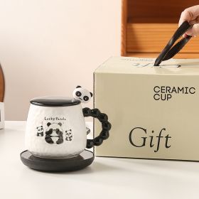 55 Degree Constant Temperature Cup Warm Set Cute Cartoon Panda (Option: 1style-UK)