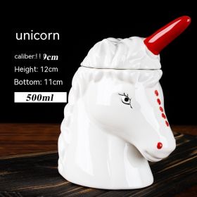 Personality Cocktail Glass Creative Cup Ceramic Cup (Option: Unicorn)